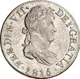 Obverse 2 Reales 1815 M GJ