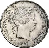 Obverse 4 Reales 1857
