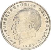 Obverse 2 Mark 1970 D Konrad Adenauer