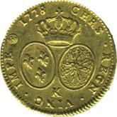 Reverse Double Louis d'Or 1778 K