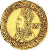 Obverse Unite no date (1625-1642) Quintus bust