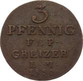 Reverse 3 Pfennig 1830