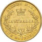 Reverse Sovereign 1860