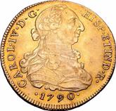 Obverse 8 Escudos 1790 IJ