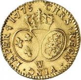 Reverse Louis d'Or 1775 W
