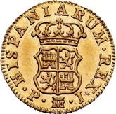 Reverse 1/2 Escudo 1769 M PJ