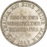 Reverse Thaler 1843 A Mining