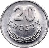 Reverse 20 Groszy 1949