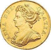 Obverse Two guinea 1711 Post Union