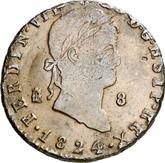 Obverse 8 Maravedís 1824