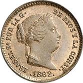 Obverse 5 Céntimos de real 1862