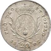 Reverse 20 Kreuzer 1802