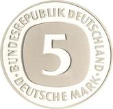 Obverse 5 Mark 1985 J
