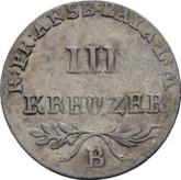 Reverse 3 Kreuzer 1801 B