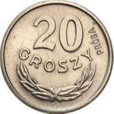 Reverse 20 Groszy 1963 Pattern
