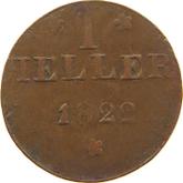 Reverse 1 Heller 1822 F G.B.