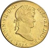 Obverse 8 Escudos 1815 JP