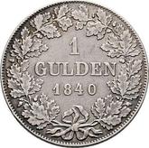 Reverse Gulden 1840