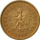 Obverse 1 Grosz 1990 MW