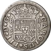Obverse 2 Reales 1761 S JV