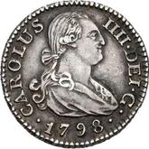 Obverse 1/2 Real 1798 M MF