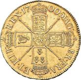 Reverse Five guineas 1700 First laureated bust