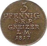 Reverse 3 Pfennig 1817