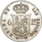 Reverse 4 Reales 1864
