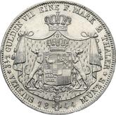 Reverse 2 Thaler 1844