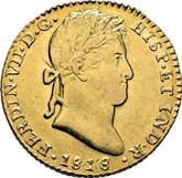 Obverse 2 Escudos 1818 S CJ