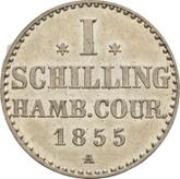 Reverse Shilling 1855 A