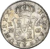 Reverse 2 Reales 1819 M GJ
