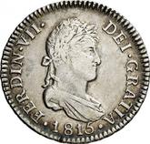 Obverse 2 Reales 1815 S CJ