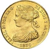Obverse 100 Reales 1859