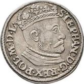 Obverse 3 Groszy (Trojak) 1581 Large head