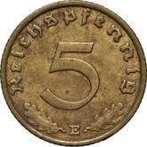 Obverse 5 Reichspfennig 1938 E
