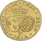 Reverse Louis d'Or 1775 &