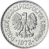 Obverse 1 Zloty 1972 MW