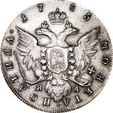Reverse Poltina 1785 СПБ ЯА
