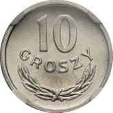 Reverse 10 Groszy 1974