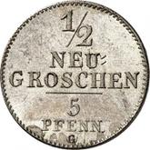 Reverse 1/2 Neu Groschen 1841 G