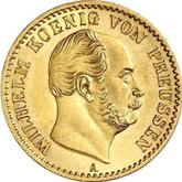 Obverse 1/2 Krone 1868 A