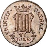 Reverse 6 Cuartos 1811 Catalonia