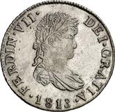 Obverse 2 Reales 1813 C SF