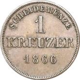 Reverse Kreuzer 1866