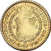 Reverse 2 Escudos 1791 Mo FM