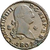 Obverse 4 Maravedís 1807