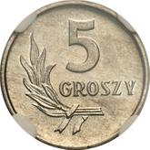 Reverse 5 Groszy 1970 MW