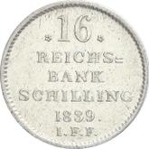 Reverse 16 Schilling 1839 IFF