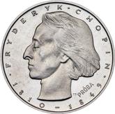 Reverse 50 Zlotych 1972 MW JJ Pattern Fryderyk Chopin